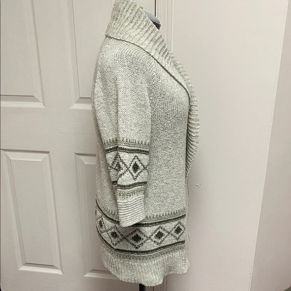 Smart Set Grey Patterned Cardigan - Picture 3 of 16